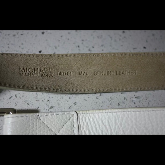 Michael kors Cream White belt With pouch main image 5